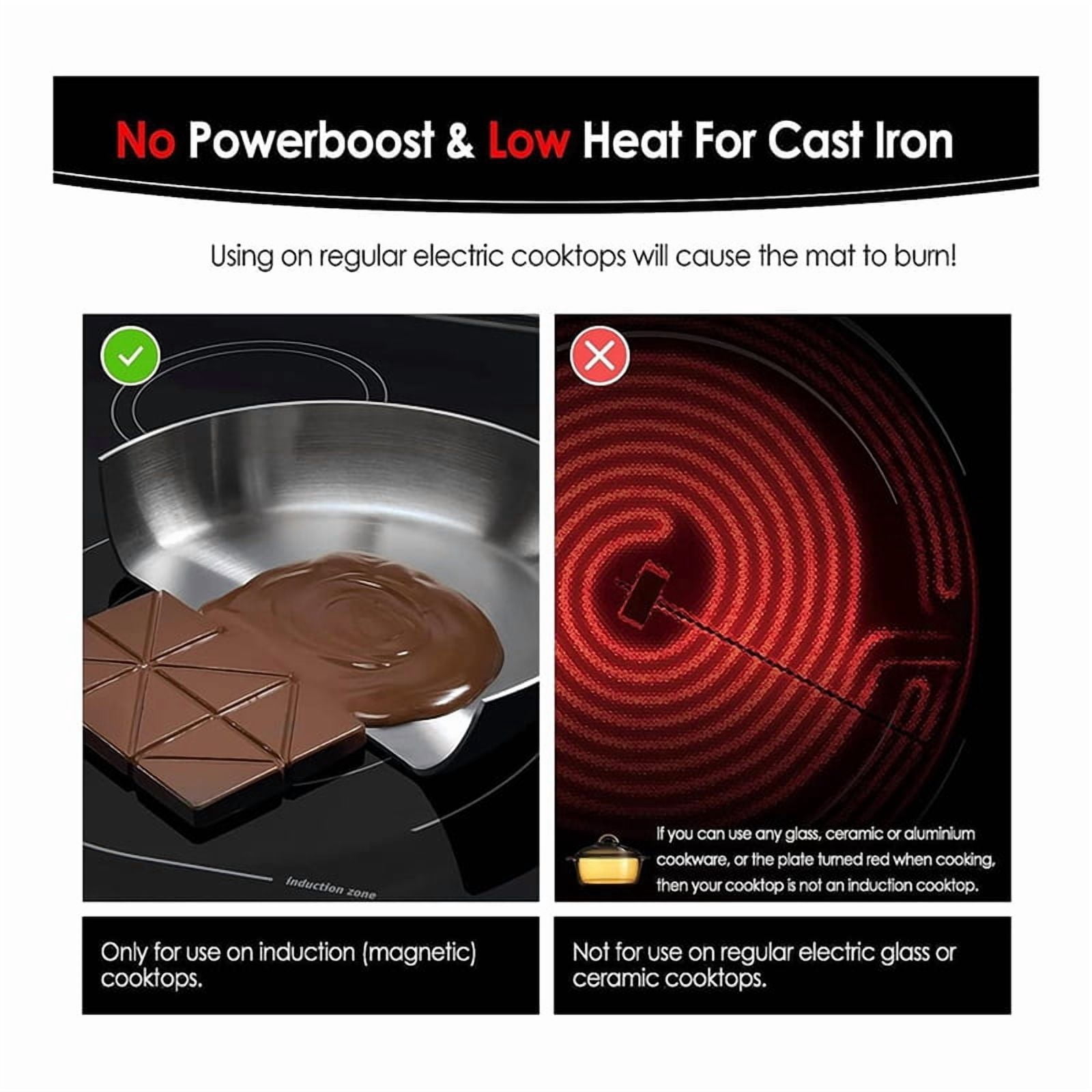 2X Large Induction Cooktop Protector Mat 21.2x35.4Inch,Electric Stove Burner Covers Antiscratch As Glass Top Stove Cover