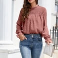 thumbnail image 1 of Ichuanyi liquidación de la moda mujer casual sólido sólido manga larga camiseta suelta blusa otoño ICHUANYI WER202308212611, 1 of 7