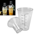 thumbnail image 4 of Cocktail Shaker Set, Boston Shaker Comfortable Hold Beautiful Curve Prevent Spill Clear Scale  For Restaurants 500ML,700ML, 4 of 8