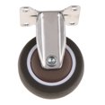 thumbnail image 2 of Rueda de goma para trabajo pesado Rueda de tractor Rueda industrial Rueda fija Placa de 2 pulgadas Cola Heavy Duty Rubber Castor, 2 of 7
