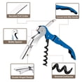 thumbnail image 3 of Uxcell 10Pack 5" Wine Openers Waiter Corkscrew Red Wine Bottle Opener, Blue, 3 of 6