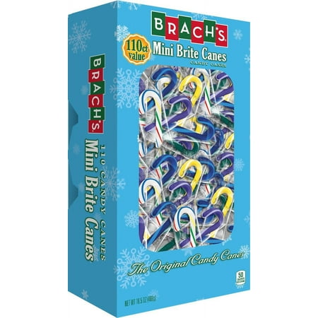 Brach's Mini Brite Christmas Candy Canes, 16.5 oz, 110 Count