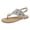 Blue, variant on Women's Beach Flat Shoes Elegant Rhinestone Pearl Flip Flops 2026 Summer Dressy Sandals Comfortable Slingback Walking Shoes Black Size 7.5