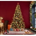 thumbnail image 1 of Artificial Christmas Tree,Spruce Prelit Christmas Trees for Home,Office,Party Thickened PE&PVC Branch Tips,Fire-Resistant Automatic Branches, 1 of 9