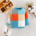 thumbnail image 2 of Posijego Chandails pour Tout-Petits Garçons Filles Tricot Col Rond Automne Hiver, 2 of 7