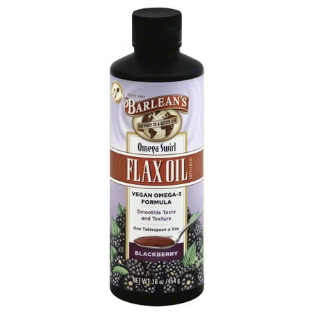 Barleans Flax Oil - Barleans Organic Oils Barleans Omega Swirl Flax Oil, 16 oz