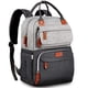 thumbnail image 1 of Mochila bebé: pañales niños y niñas, regalo papá y mamá, gris trabajo, viaje, vacaciones. Espaciosa, aislada, con correas cochecito, 1 of 3