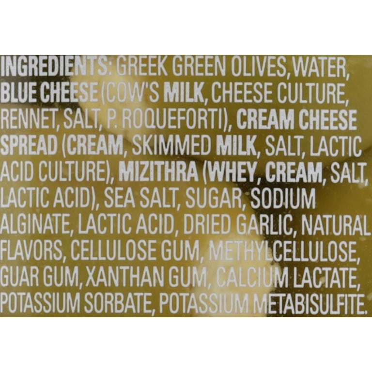 2 pack) Pearls Specialties Blue Cheese Stuffed Greek Queen Olives