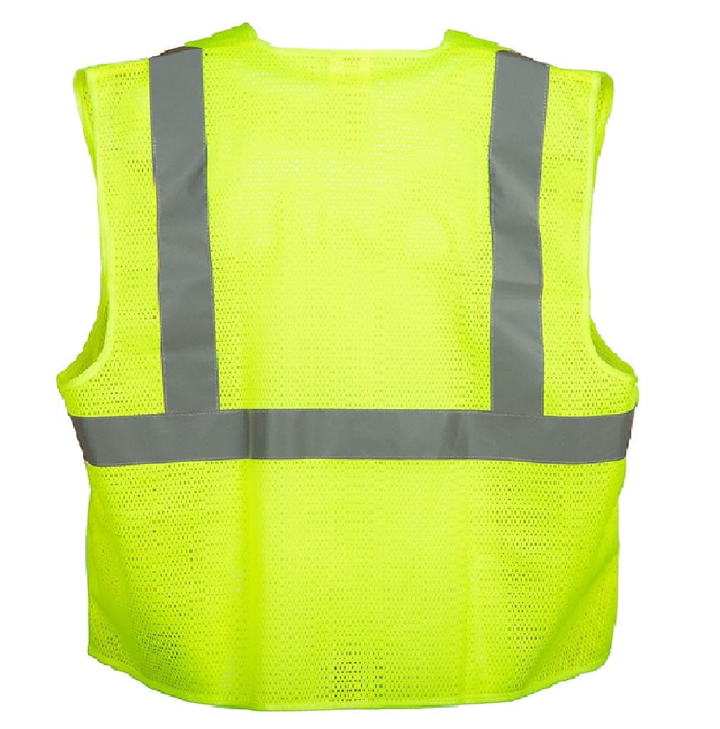Classic HiVis Safety Vest - Yellow - Xlarge - 5 pack