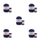thumbnail image 1 of Bewildely 50g 20g Juego de bolas de hilo de tejer Gorro Calcetines Mantas Kit de hilo de ganchillo Accesorio de costura Azul Flor negra Flor Azul Negro 5Conjunto, 1 of 6