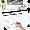 thumbnail image 5 of GuassLee Desk Calendar 2026-2027 - 18 Months Calendar 17" × 11.5" Desk Calendar from Jan. 2026 to Jun. 2027 with Julian Date, Monthly Goals, To-do List, Notes for Home School Office, 5 of 8