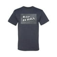 thumbnail image 2 of Wild Bobby RIP Jerry Springer 90's TV Talk Show Host Famous People Men's Tee, Vintage Heather Navy, 3X-Large, 2 of 6