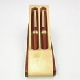 thumbnail image 4 of AMLESO Polished Wooden Fountainer Pen Storage Case Box Holder Christmas Birthday Gift Desktop Accessory, 4 of 8