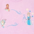 thumbnail image 4 of Disney Frozen Big Girls' 2-Piece Mineral Wash Tee and Skort Set Mineral Purple Elsa, 4 of 6
