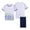 Kids 2 Piece Sets White, variant on Boys Girls 2 Piece Soccers Outfits Sets Size 4-14 Workout Track Suits Teens Kids Breathable T-Shirts and Shorts Gym Running Basketball Set