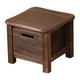 thumbnail image 1 of Taburete de madera para almacenamiento, taburete para cambiar zapatos, muebles, decoración estable con cajón para 30cmx30cmx25cm, 1 of 9