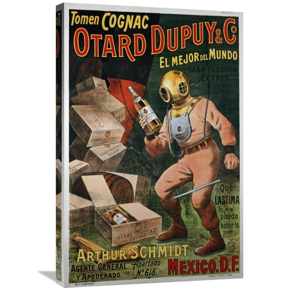 Global Gallery Unknown,'Cognac Otard Dupuy & Co' Stretched Canvas Artwork