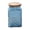 Blue, variant on Embossed Colored Glass Sealed Jar, Square Kitchen Storage Container for Easter Decor, Snacks and Pantry Items, Airtight Lid Preserves Freshness, Decorative Glass Jar for Countertops, 7*5*4in, Yellow