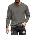 thumbnail image 4 of pstuiky mangas largas para hombre, Sudadera deportiva informal de manga larga para hombre, color liso salir tops s, 4 of 4