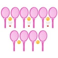 thumbnail image 1 of KAKOWELY 5 Set Badminton Toys Tennis Racket Toys Table Tennis Toys Beginner Training Outdoor Sports Leisure Toys Badminton Set for Outdoor Playing Random Color, 1 of 4