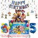 thumbnail image 3 of Decoración para fiesta de cumpleaños de perros de la Patrulla Canina, grupo decorativo, vajilla desechable, globos combinados para suministros de fiesta para niños, 3 of 5