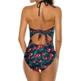 thumbnail image 5 of Cute Cherry Swimsuit Red Fruit Print Push Up Swimwear One Piece Holiday Surf Bathing Suit Bodysuit Sexy Graphic Beach Wear, 5 of 7