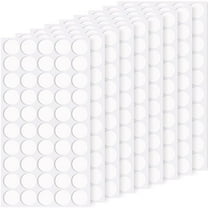Sticky Tack, 450 Pcs 10mm/0.39" Removable Poster Putty, Double Sided Removable Clear Adhesive Mounting Round Reusable Tacky Dots Transparent Stickers Glue for Wall Hanging Pictures Posters