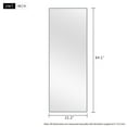 thumbnail image 6 of Full Length Floor Mirror Standing Rectangle Gray Blue 65"x22", 6 of 9