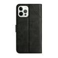 thumbnail image 2 of Business Wallet Case for iPhone 15 Pro Max with Strong Magnetic Clasp Card Slots Holder, Luxury PU Leather Flip Cover with Kickstand Shockproof Protective Case for iPhone 15 Pro Max, Black, 2 of 8