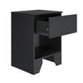 thumbnail image 5 of Boyd Sleep Anzio Black Nightstand with Smooth Glide Drawer - Bedroom Side Table With Storage, 5 of 5