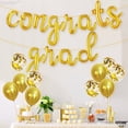 thumbnail image 3 of KatchOn, Gold Congrats Grad Balloons - Script, 16 Inch | Congratulations Balloon for Graduation Decorations 2026,2026 graduation party decorations | Graduation Balloons, Grad Party Decorations, 3 of 6
