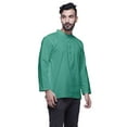 thumbnail image 4 of Atasi Long Sleeve Kurta For Men Solid Mandarin Collar Ethnic Shirt, 4 of 6