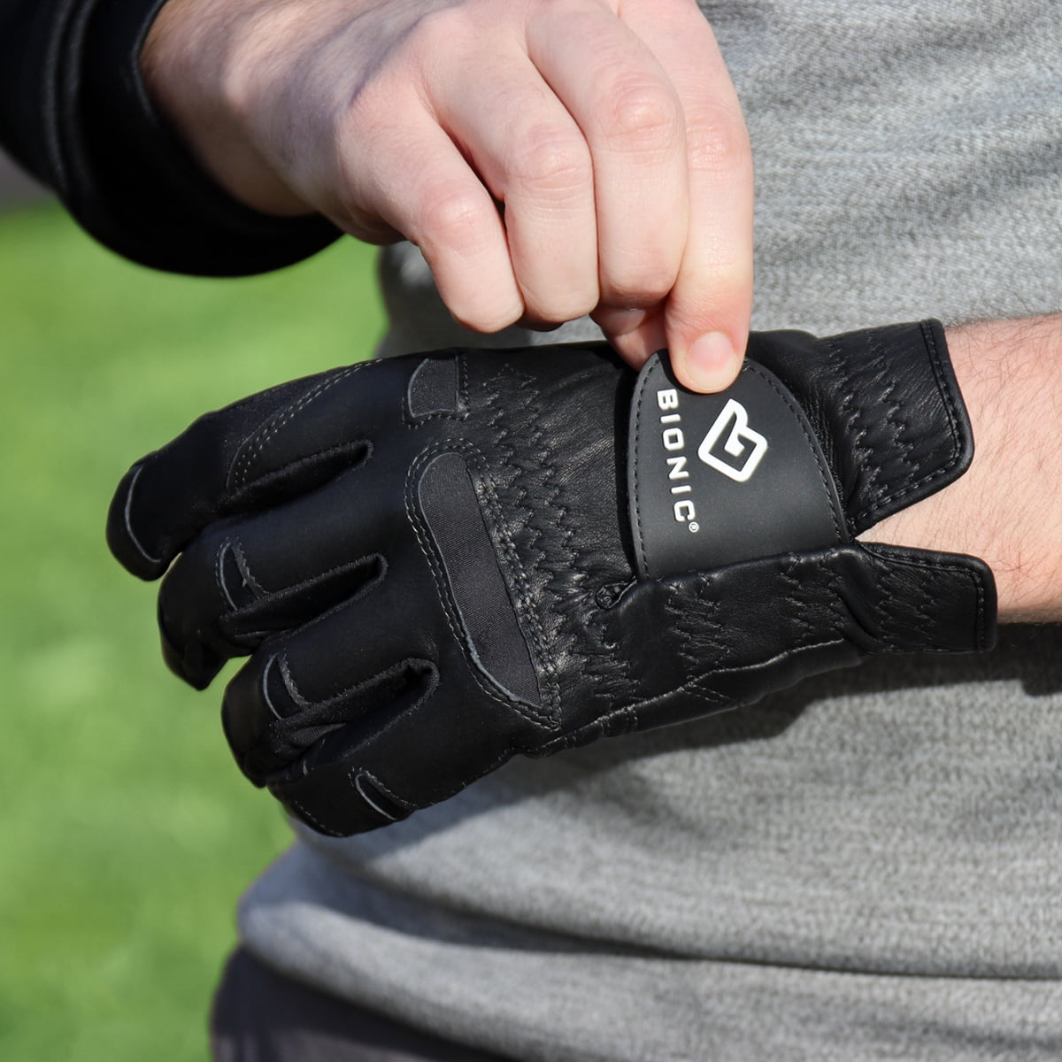 Bionic Men's Left Hand Stable Grip 2.0 Golf Glove - 3XL - Black