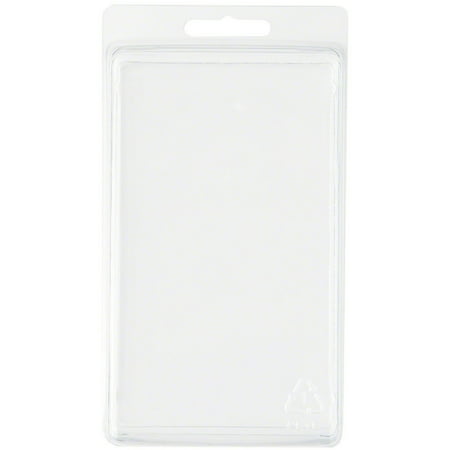 Collecting Warehouse Clear Plastic Clamshell Package / Storage Container 5.5 H x 3.19 W x 1.63 D Pack of 50