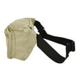 thumbnail image 2 of DALIX Adjustable Waist Unisex Strap Fanny Pack, Polyester, Nude, 2 of 5