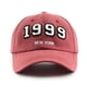 thumbnail image 3 of Gorra de béisbol con bordado de números para hombre y mujer, gorro ajustable con protector solar para exteriores, Unisex, 1999, 2022, 3 of 4