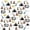 Multicolor 12, variant on Catabedysis Floral Camping Full Size Comforter Sets,Caravan Tent Pattern Bedding Comforter Set For Boys,Multicolor,Polkadot Reversible,3 Pieces,1 Comforter and 2 Pillowcases