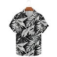 thumbnail image 4 of Cllios Hawaiian Shirts for Men Funny Floral Print Aloha Tops Vacation Cuban Collared Short Sleeve T-shirts Casual Button Down Bowling Shirts S-5XL, 4 of 6