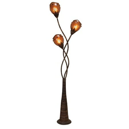 Dyna Triple Trees - Bloomsbury Market Markey Abaca Triple Branch 70'' Tree Floor Lamp
