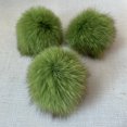 thumbnail image 1 of Nvzi Accesorios de decoración, accesorios de pompones, colgantes - Bolas de pompones, pompones para manualidades, bolas de pompones, pompones a granel, 9 cm de diámetro, 15 unidades, verde, 1 of 1