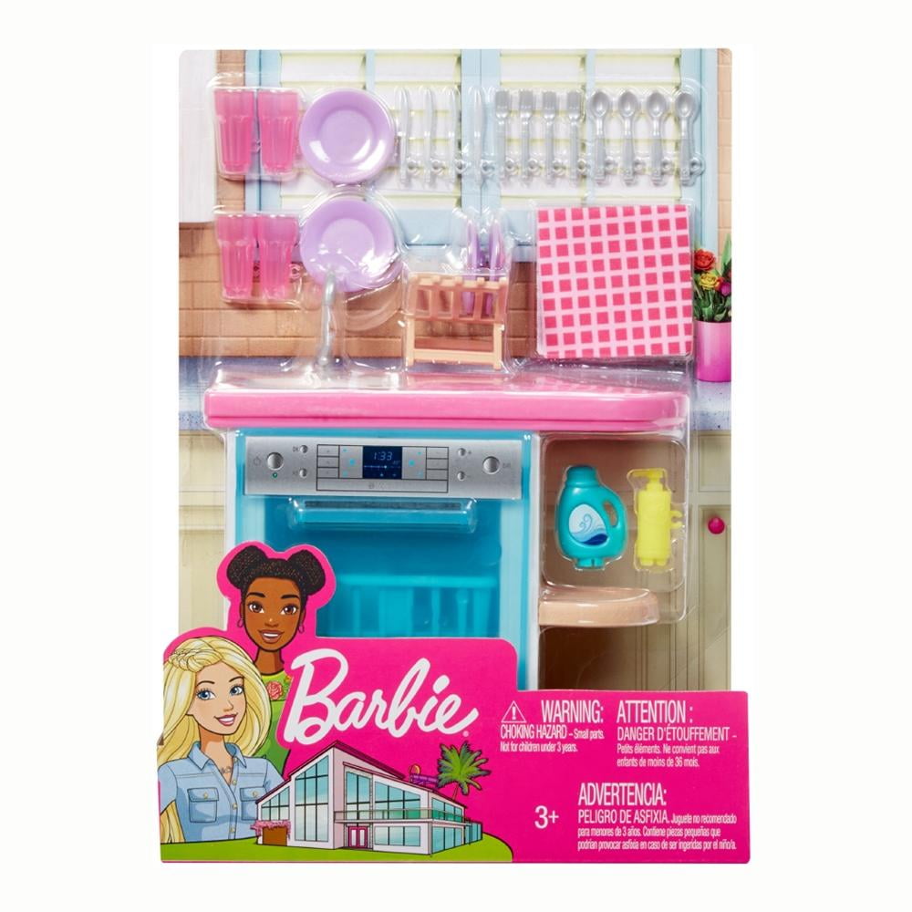 Todas Las Cocina De Barbie Set De Muebles Y Accesorios Barbie