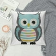 thumbnail image 2 of JEUXUS Inspirational Quote Cute Owl&nbsp;Lotor Pillow Case,Forest Animals Pillowcase,Gifts For Kids Girl Boy,Decorate Home Kids Room Bedroom Living Room Nursery Classroom, 2 of 5