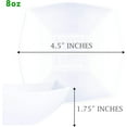 thumbnail image 2 of PLASTICPRO 8 Oz Disposable Serving Bowls White Plastic Square Snack Bowls, 4-Pack, 2 of 8