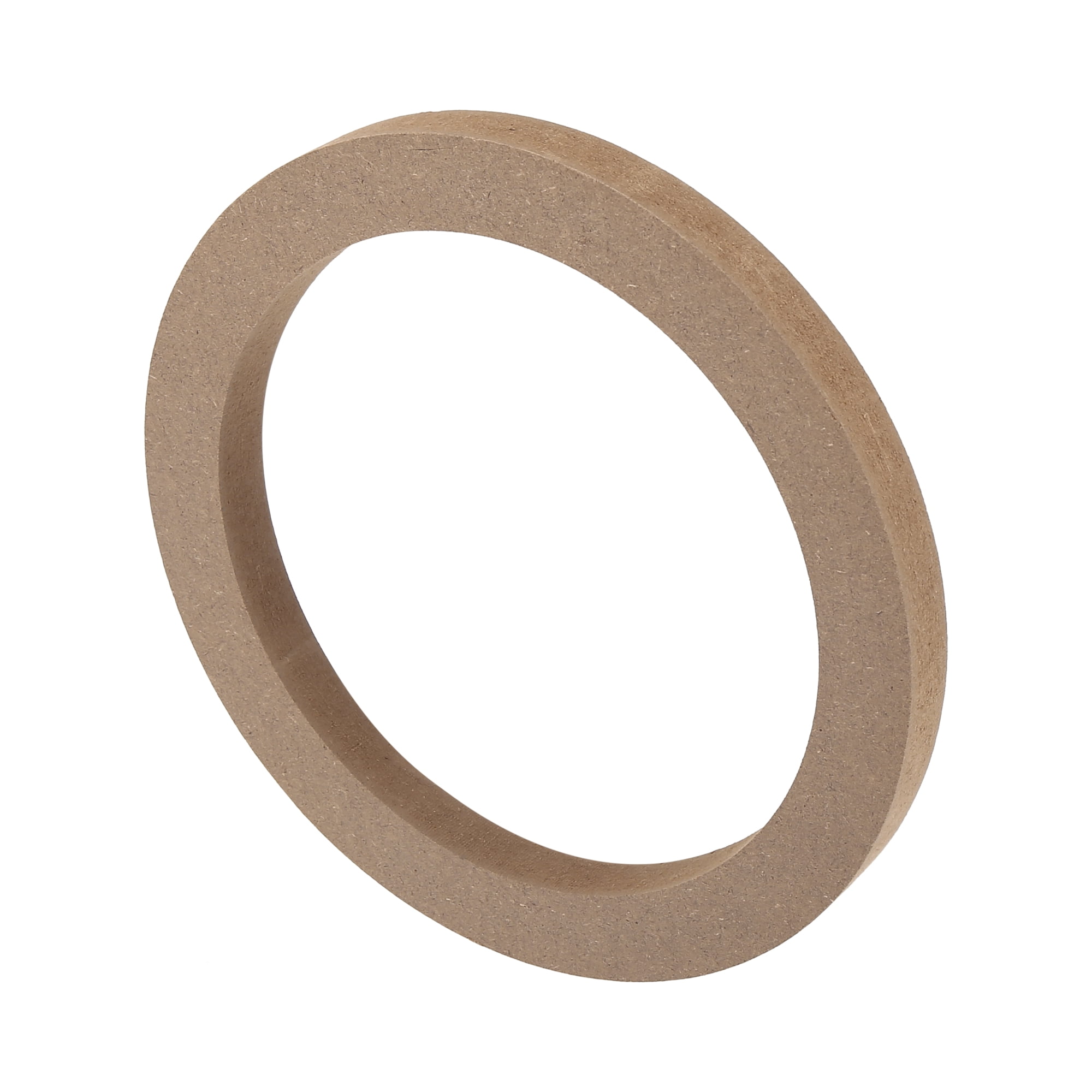 Unique Bargains 4 Pcs 6.5" Wooden Car Speaker Spacer Rings Adapter Bracket Holder