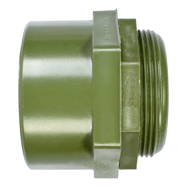 Conector Conduit Pesado Amanco Verde 50 Mm 2"