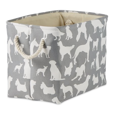 UPC: 0072456142948 | Polyester Pet Bin Dog Show Gray Rectangle Medium 16x10x12