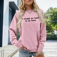 thumbnail image 2 of I Closed My Book to Be Here Sweatshirt for Women Crewneck Graphic Sweatshirts for Book Lovers Readers Womens Pullover Top, 2 of 4