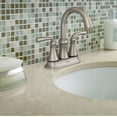 thumbnail image 2 of Moen Wetherly Spot Resist Brushed Nickel Two-Handle Centerset Bathroom Faucet with Drain Assembly WS84850SRN, 2 of 5