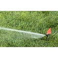 thumbnail image 2 of Step 'N Tilt Plastic Stake Flags for Marking Sprinkler Heads and Other Objects for Lawn Aeration, Neon Orange Color, 2 of 5