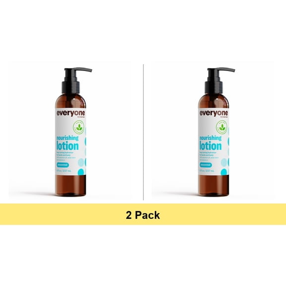 Everyone HG2859106 8 fl oz Unscented Lotion - 2 Pack Bundle
